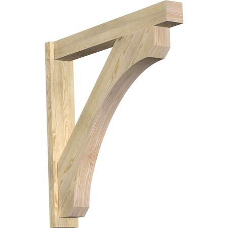Ekena Millwork Legacy Block Rough Sawn Outlooker, Douglas Fir, 6"W x 40"D x 40"H OUT06X40X40LEC05RDF
